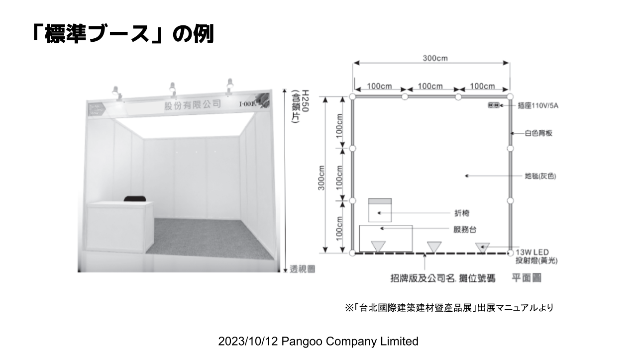 「標準ブース」