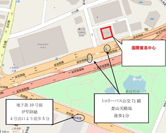 上海事務所 地図
