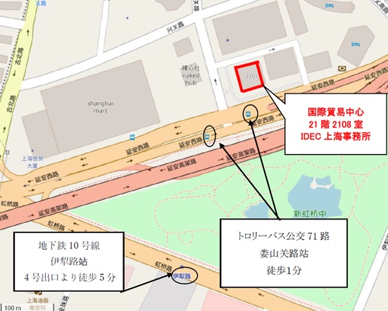 上海事務所 地図